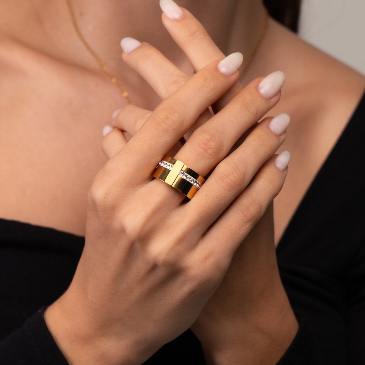 Liguria Ring 18k Gold Plated