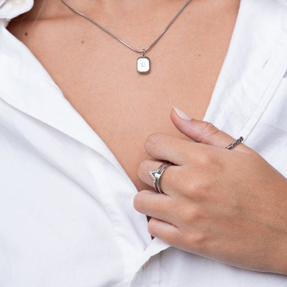 Shine Pendant Necklace - Silver