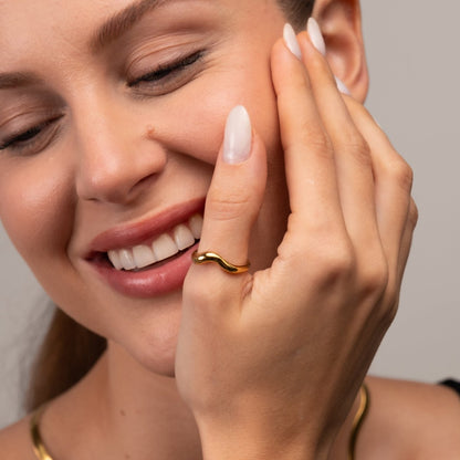 Aspen Ring 18k Gold Plated