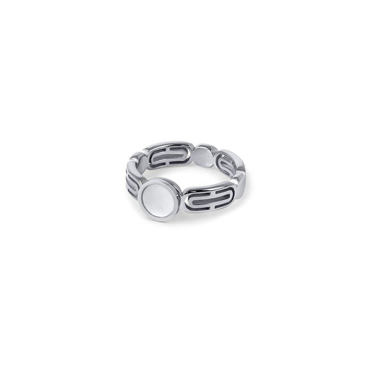 Athena 18k Gold Plated Ring - Silver