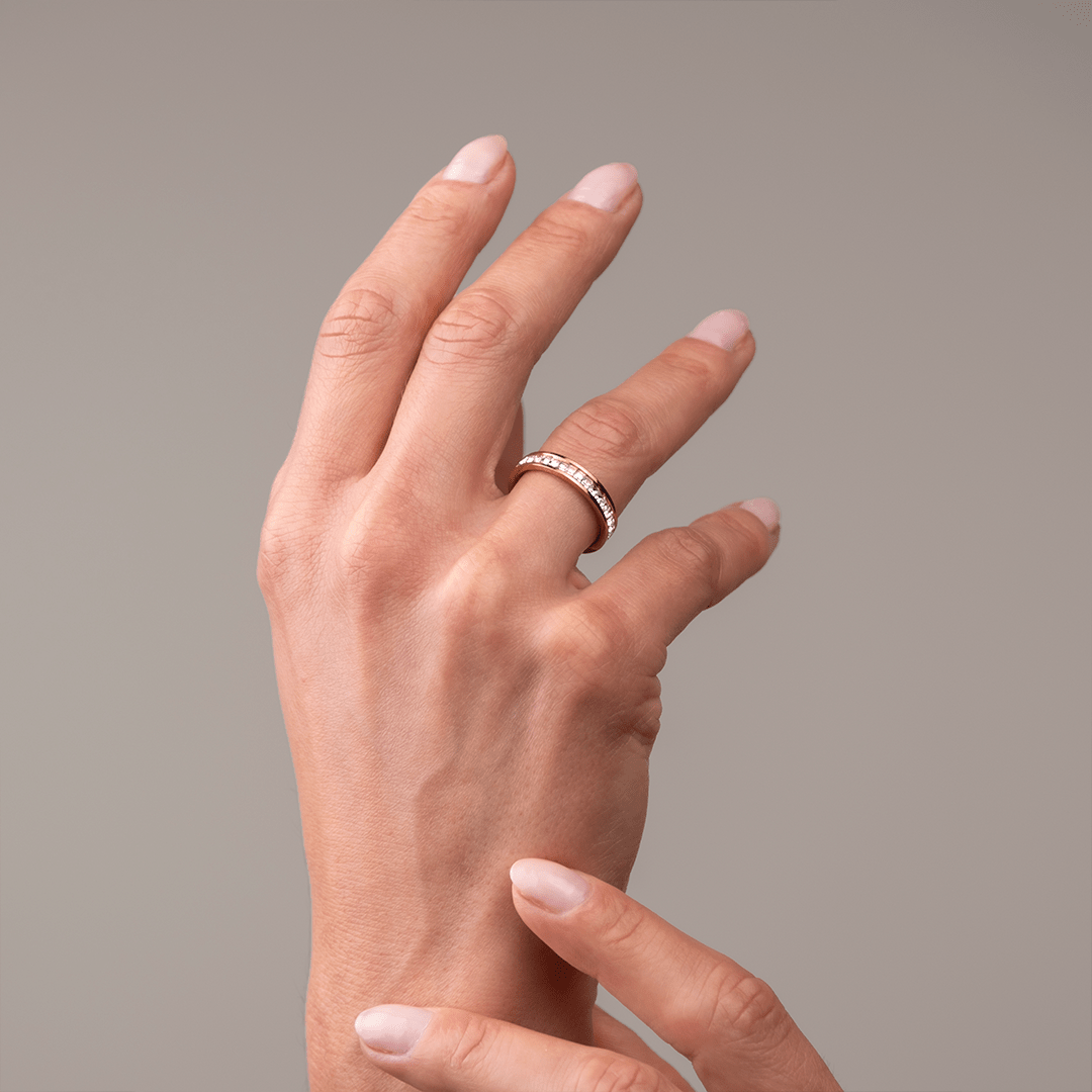 Brilliant Solitaire Zirconia 18k Gold Plated Ring