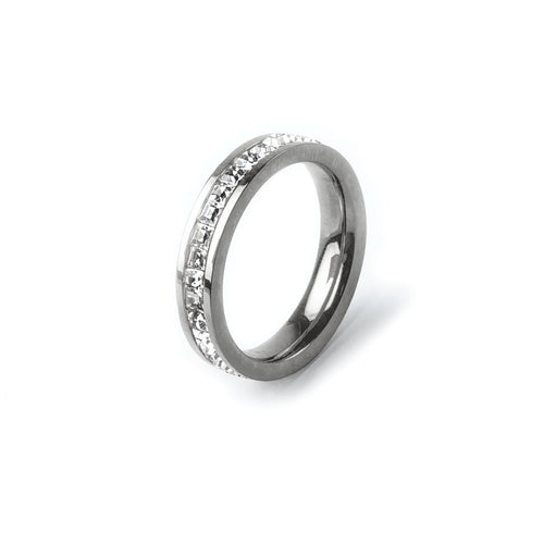 Brilliant 18k Gold Plated Ring - Silver