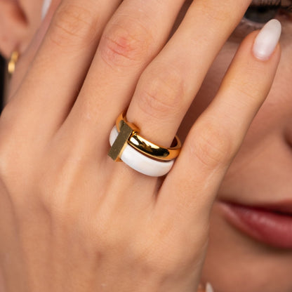 Rich Layered 18k Gold Plated Ring
