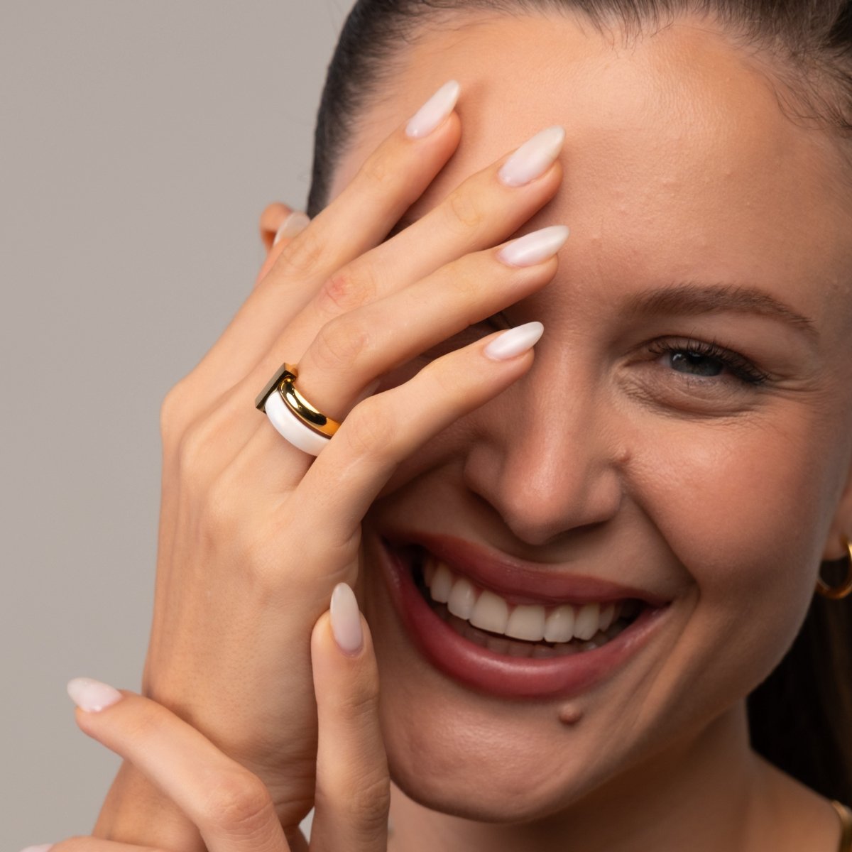 Rich Layered 18k Gold Plated Ring