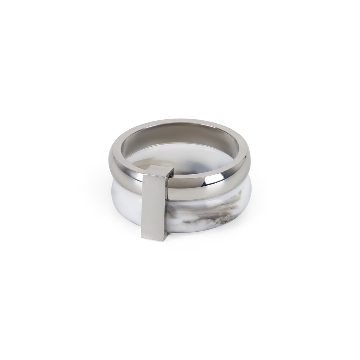 Rich Layered 18k Gold Plated Ring - Silver