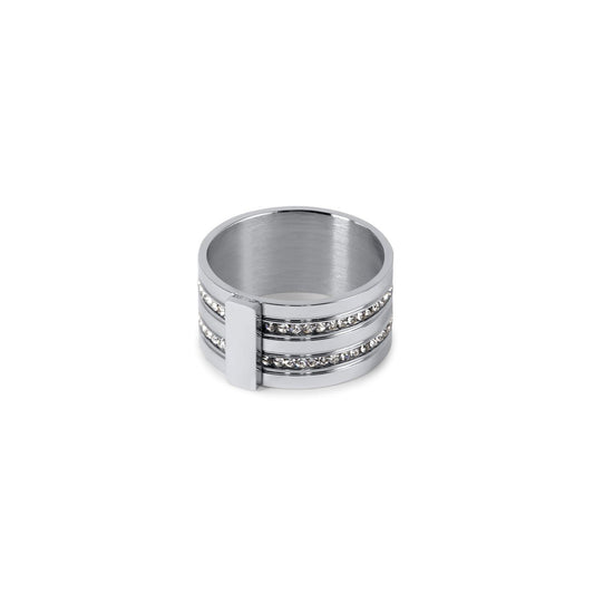 Caviar Stack 18k Gold Plated Ring - Silver