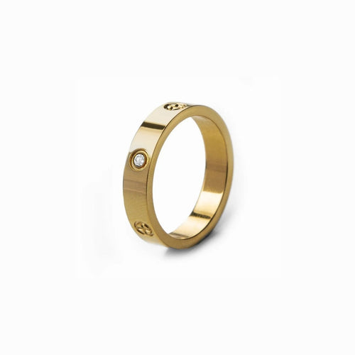 Classic Inspiration Ring 18k Gold Plated