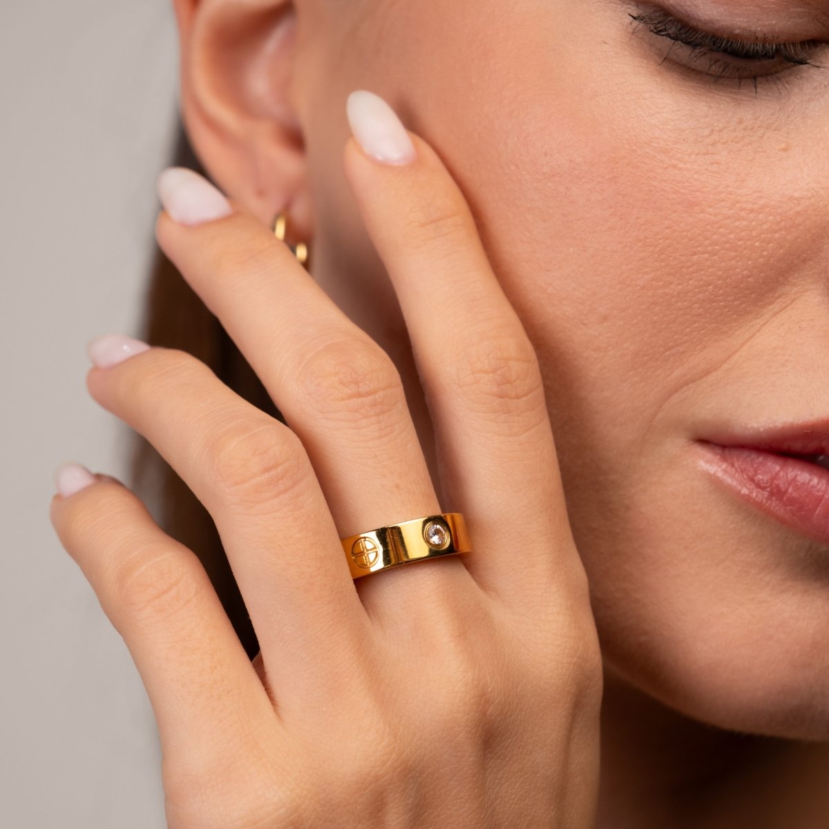 Classic Inspiration Ring 18k Gold Plated