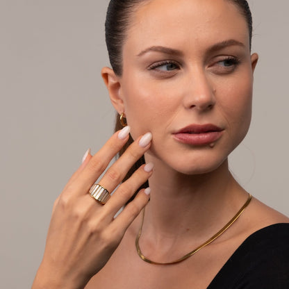 Coliseu Ring - 18k Gold Plated
