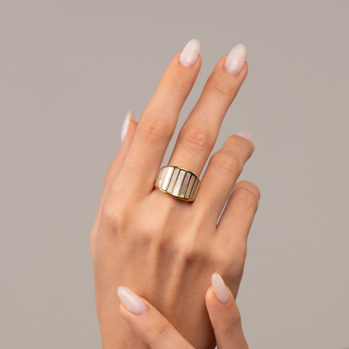 Coliseu Ring - 18k Gold Plated
