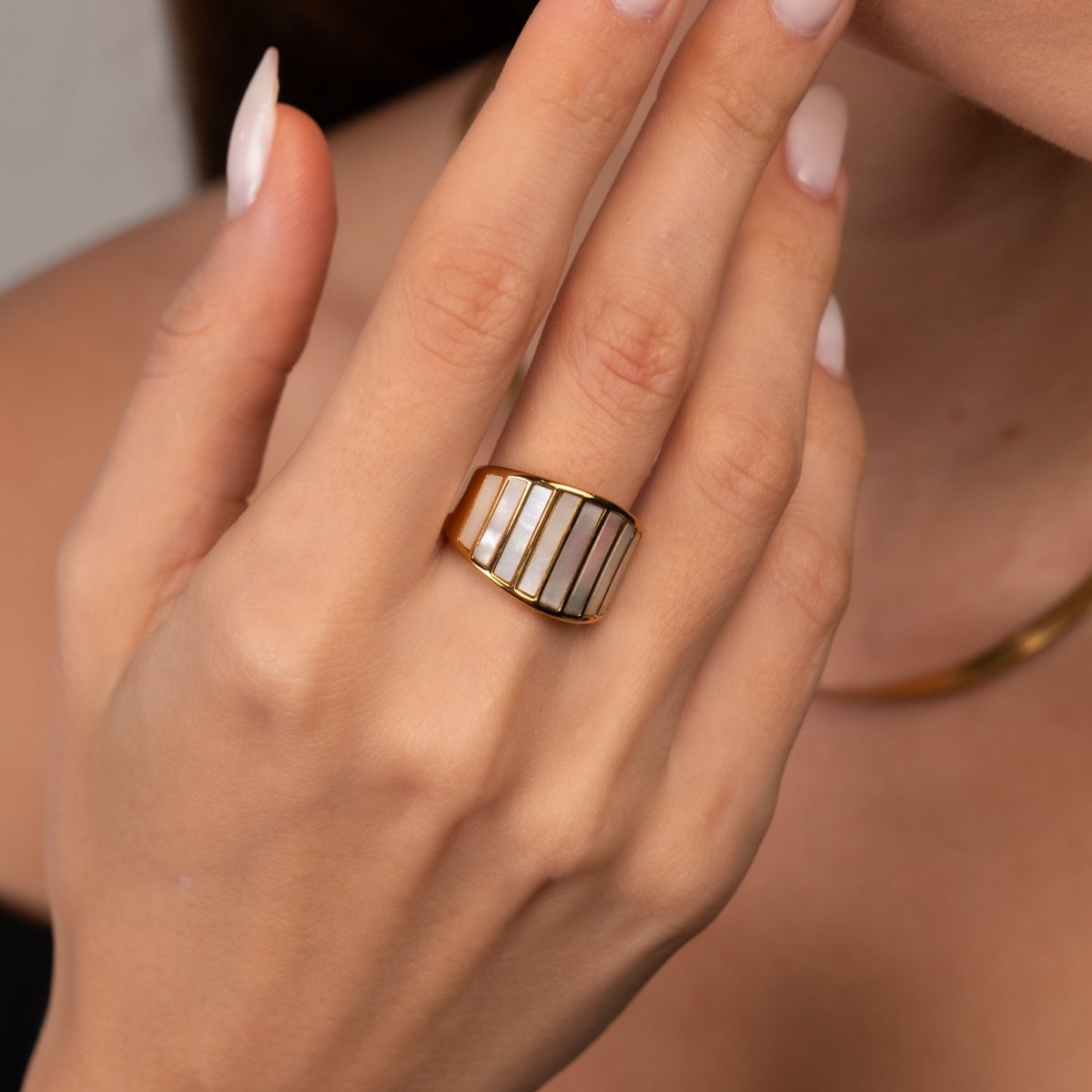Coliseu Ring - 18k Gold Plated