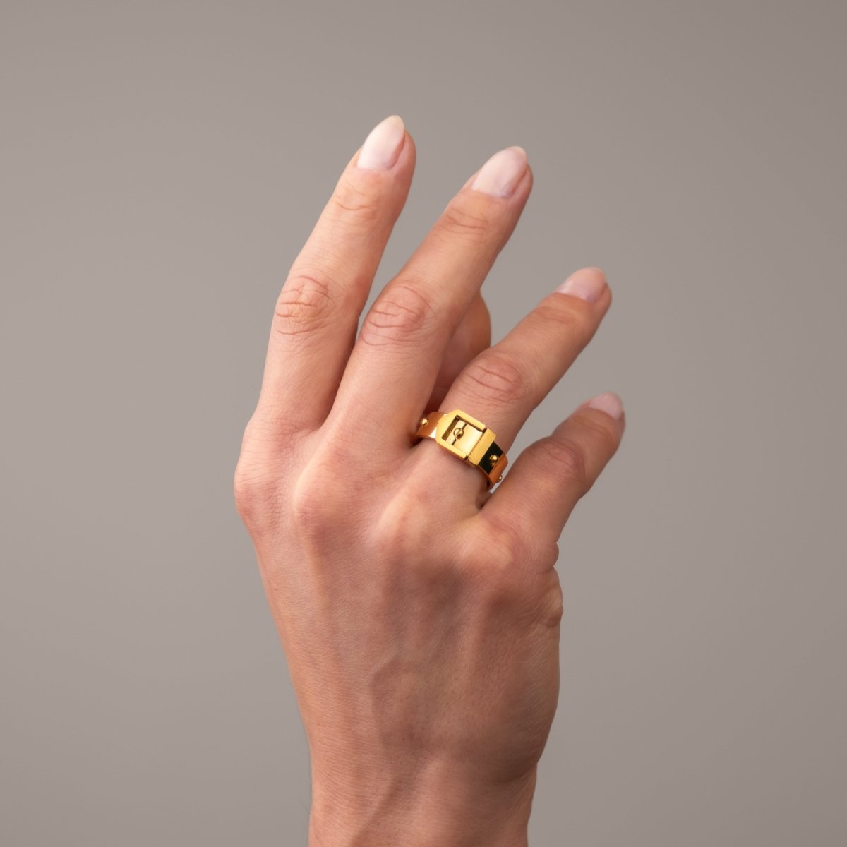 Corset 18k Gold Plated Ring