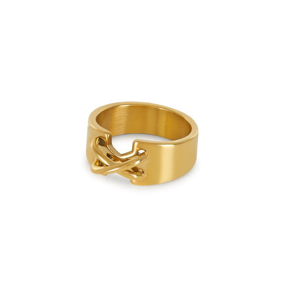 Corset 18k Gold Plated Ring