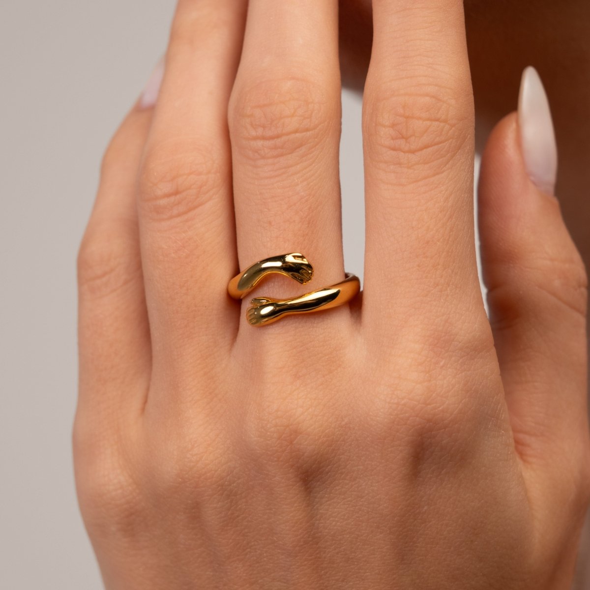 Embrace 18k Gold Plated Ring