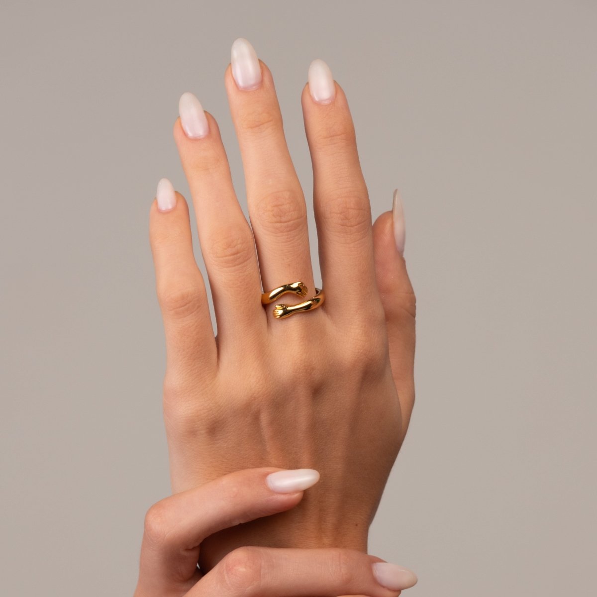 Embrace 18k Gold Plated Ring