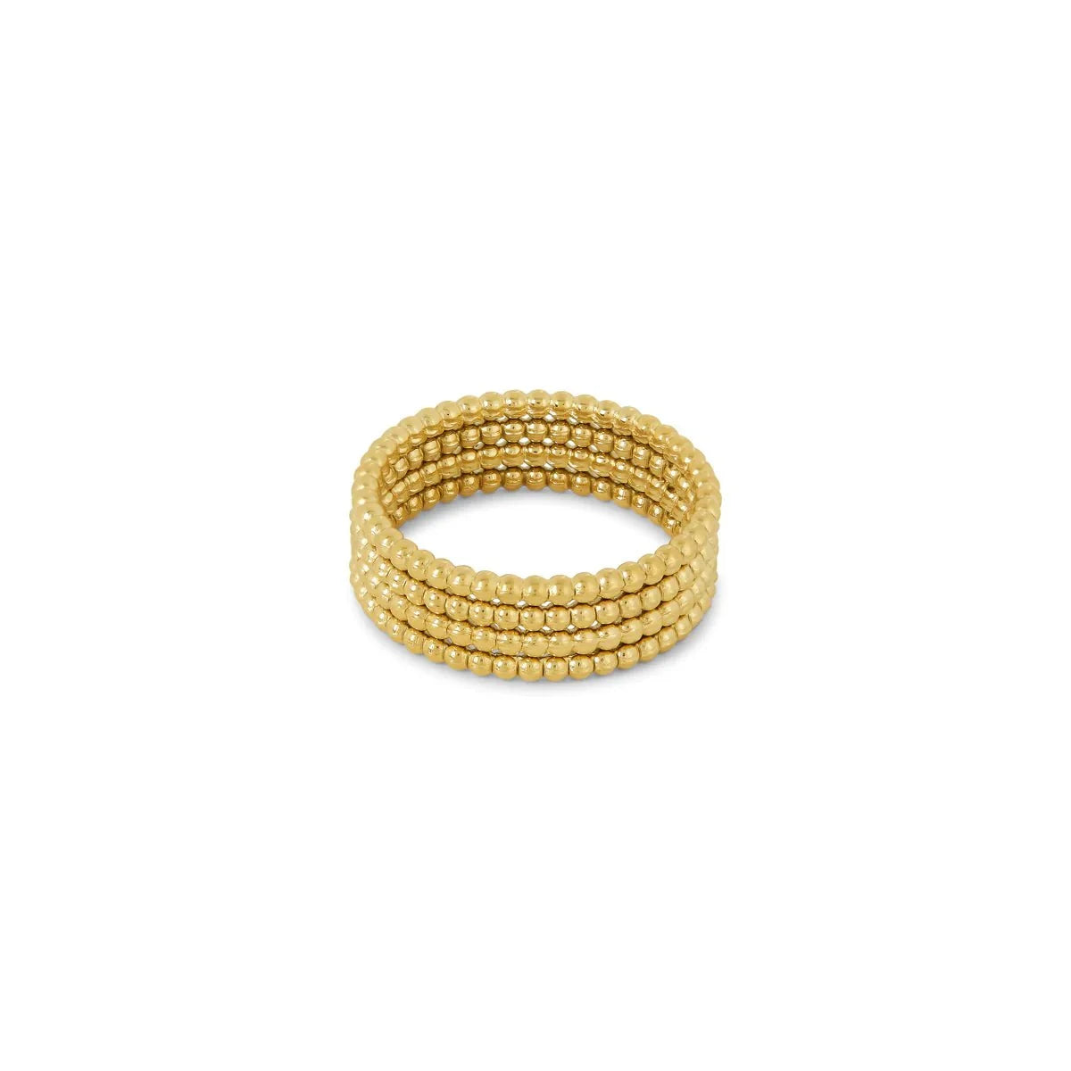 Iconic Spheres Ring 18k Gold Plated