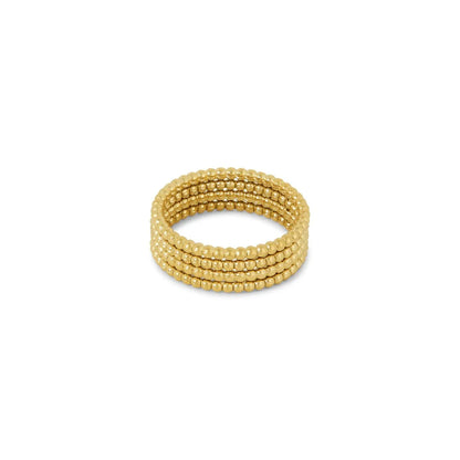 Iconic Spheres Ring 18k Gold Plated