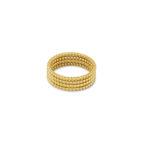 Iconic Spheres Ring 18k Gold Plated
