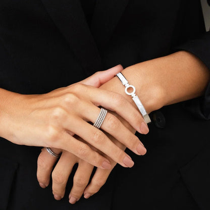 Iconic Spheres Ring 18k Gold Plated - Silver