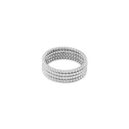 Iconic Spheres Ring 18k Gold Plated - Silver