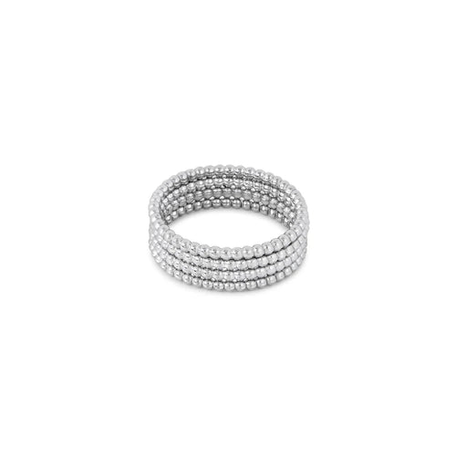 Iconic Spheres Ring 18k Gold Plated - Silver
