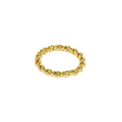 Spiral Ring - 18k Gold Plated