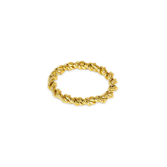 Spiral Ring - 18k Gold Plated