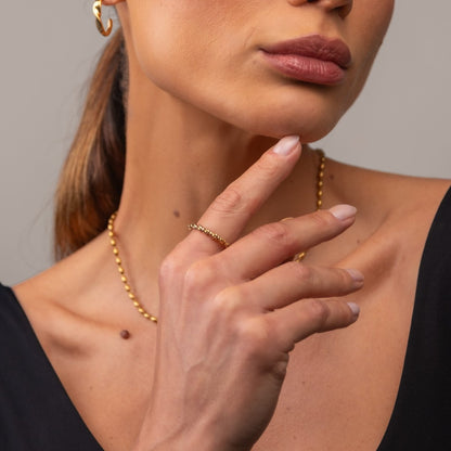 Spiral Ring - 18k Gold Plated