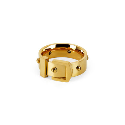 Buckle Ring 18k Gold Plated