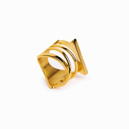 Haute Ring 18k Gold Plated