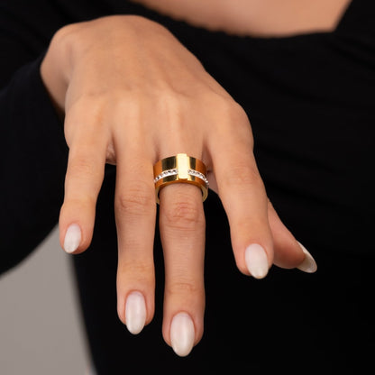 Liguria Ring 18k Gold Plated