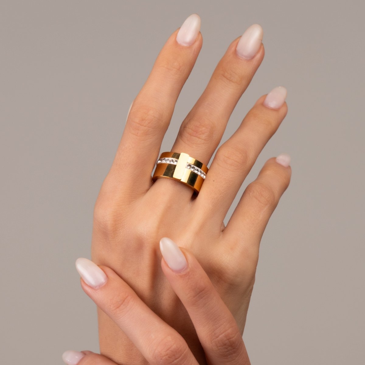 Liguria Ring 18k Gold Plated