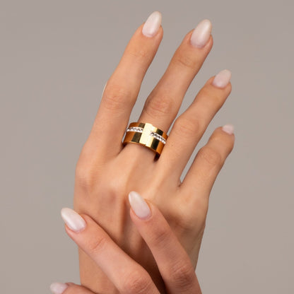 Liguria Ring 18k Gold Plated