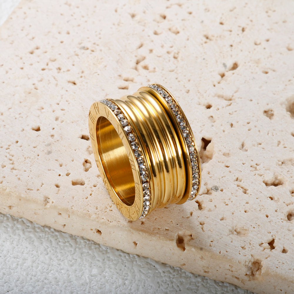 Imperial Luxury Ring 18k Gold Plated