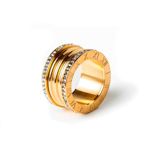 Imperial Luxury Ring 18k Gold Plated