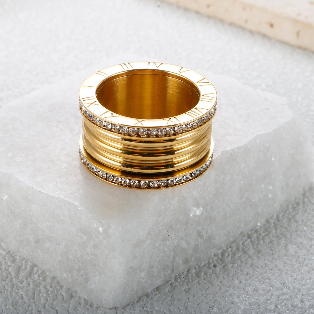 Imperial Luxury Ring 18k Gold Plated