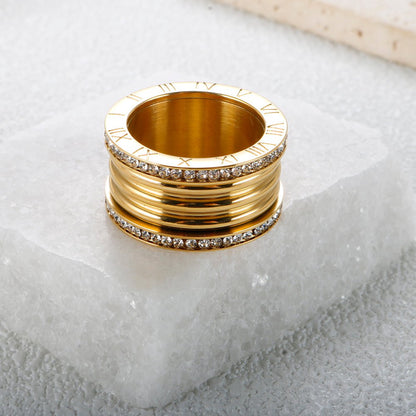 Imperial Luxury Ring 18k Gold Plated