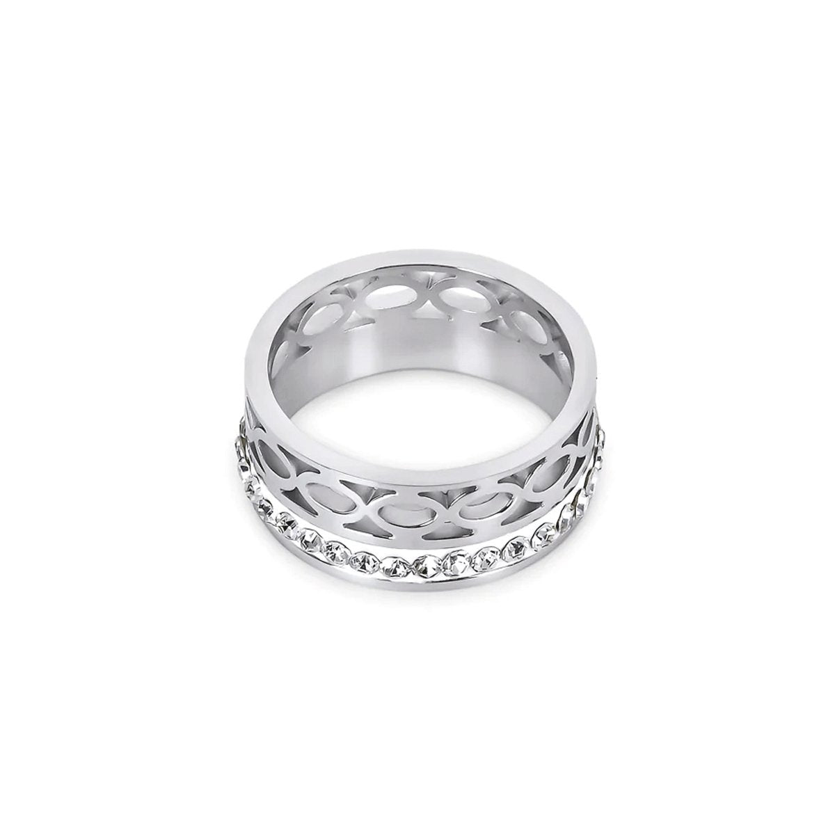 Mosaic Ring 18k Gold Plated - Silver