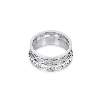 Mosaic Ring 18k Gold Plated - Silver