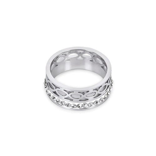 Mosaic Ring 18k Gold Plated - Silver