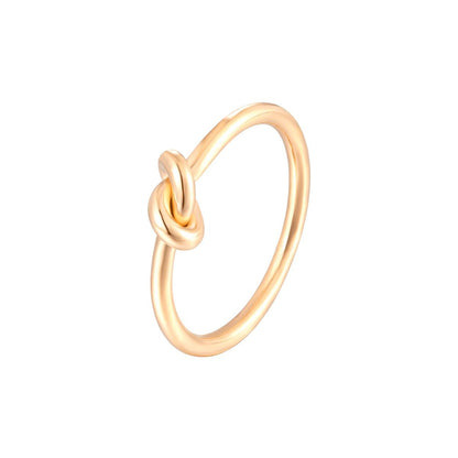Knot Ring 18k Gold Plated