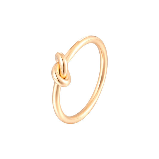 Knot Ring 18k Gold Plated