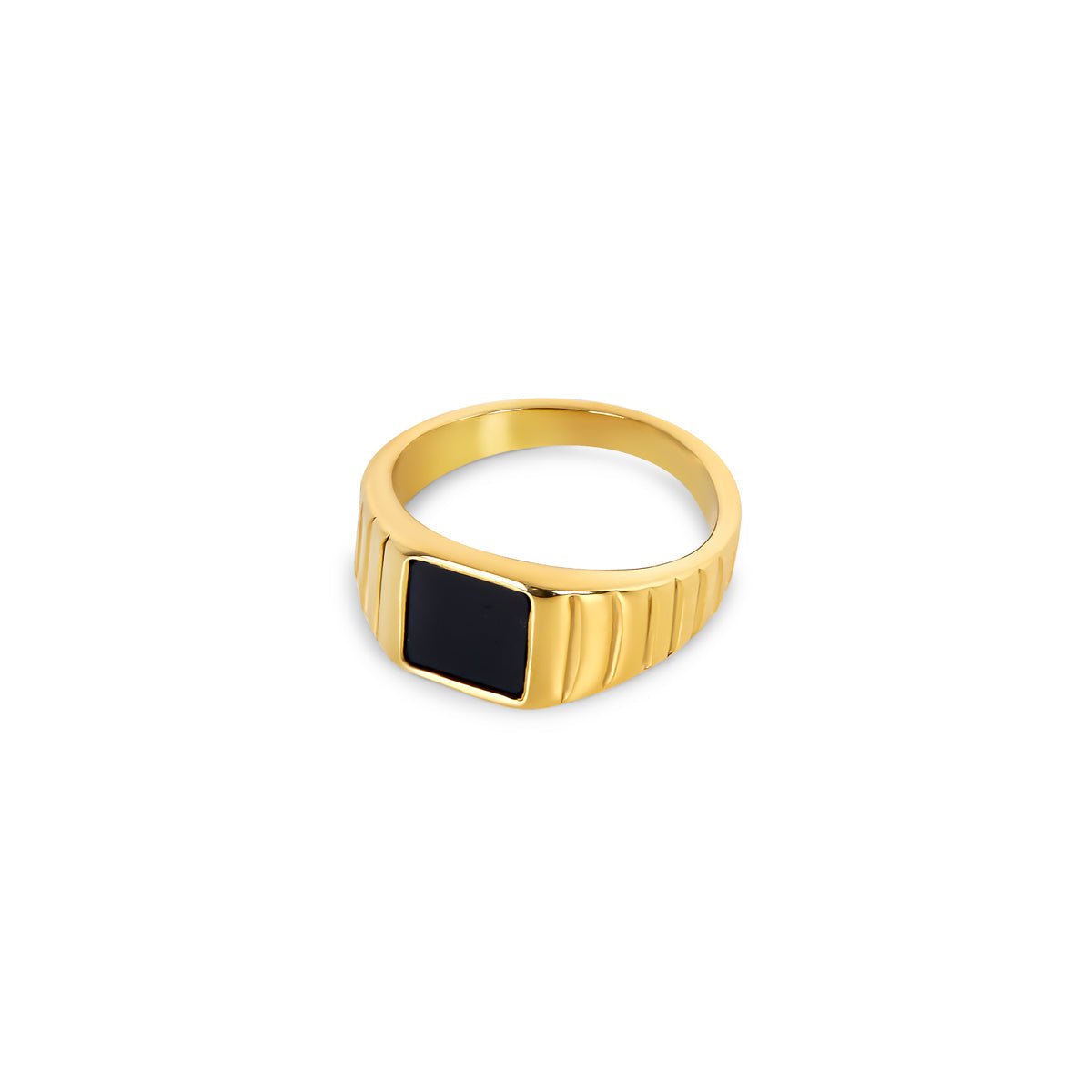 Noir Ring - 18k Gold Plated