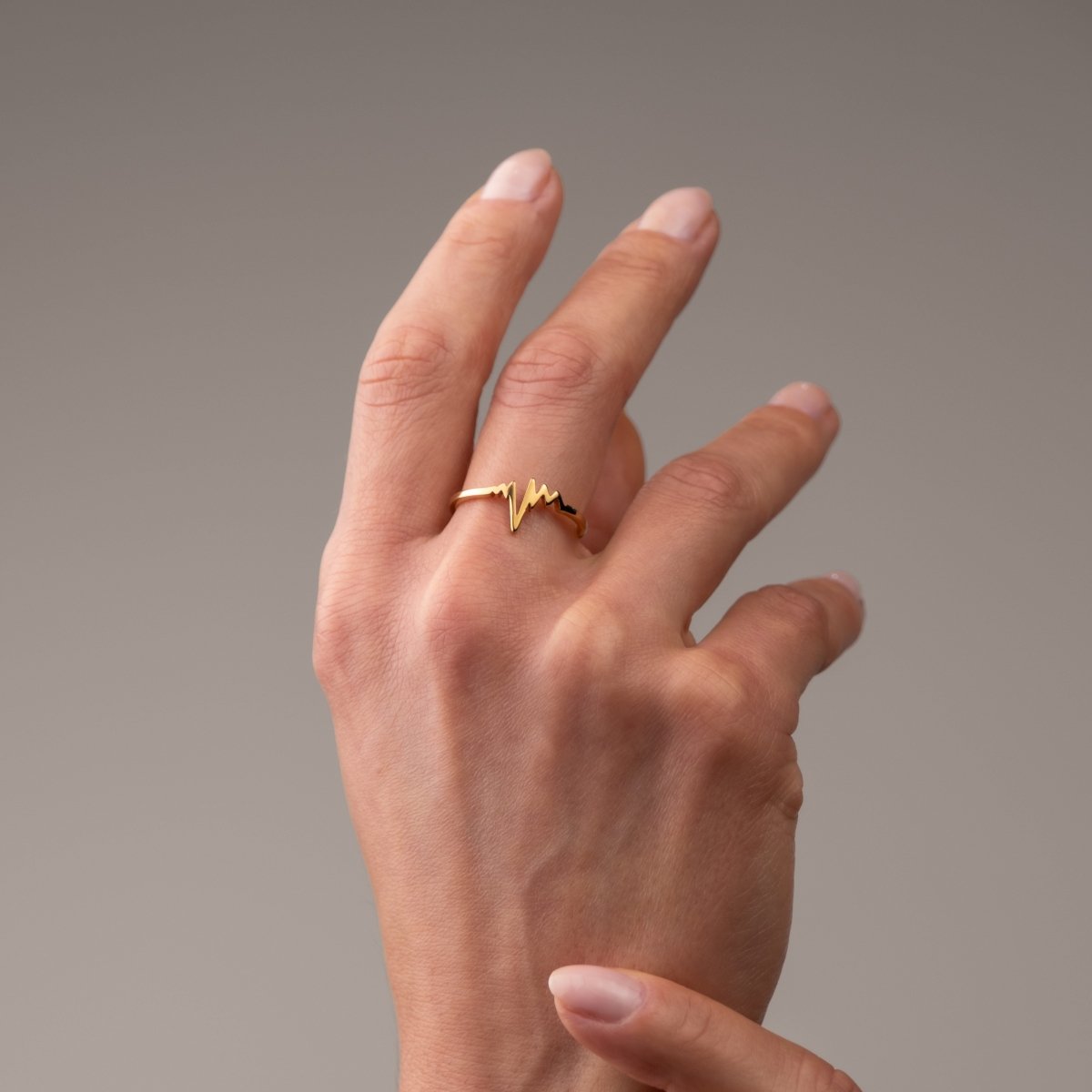 Rhythm of Love 18k Gold Plated Ring