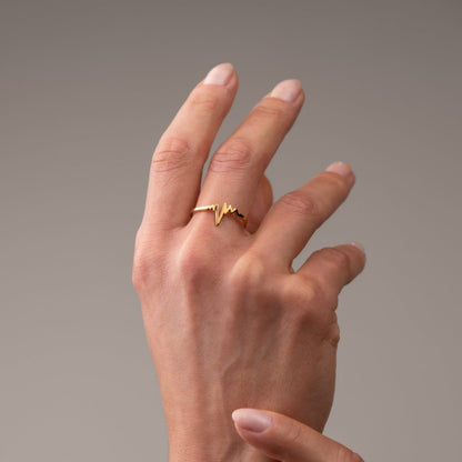 Rhythm of Love 18k Gold Plated Ring