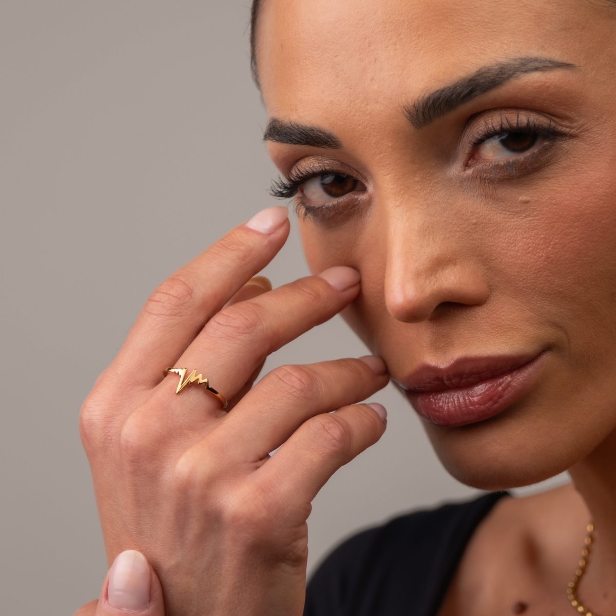 Rhythm of Love 18k Gold Plated Ring