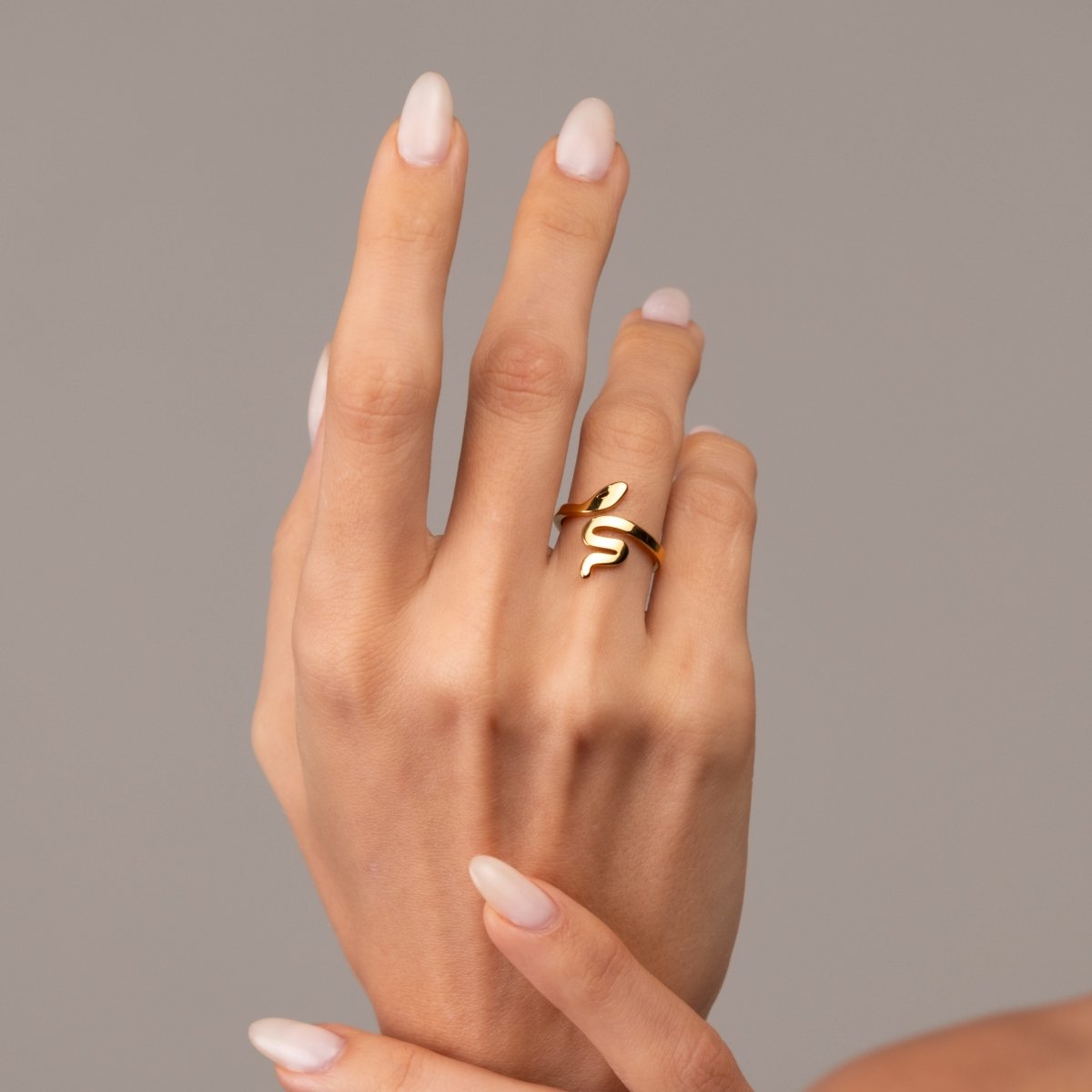 Serpent 18k Gold Plated Ring