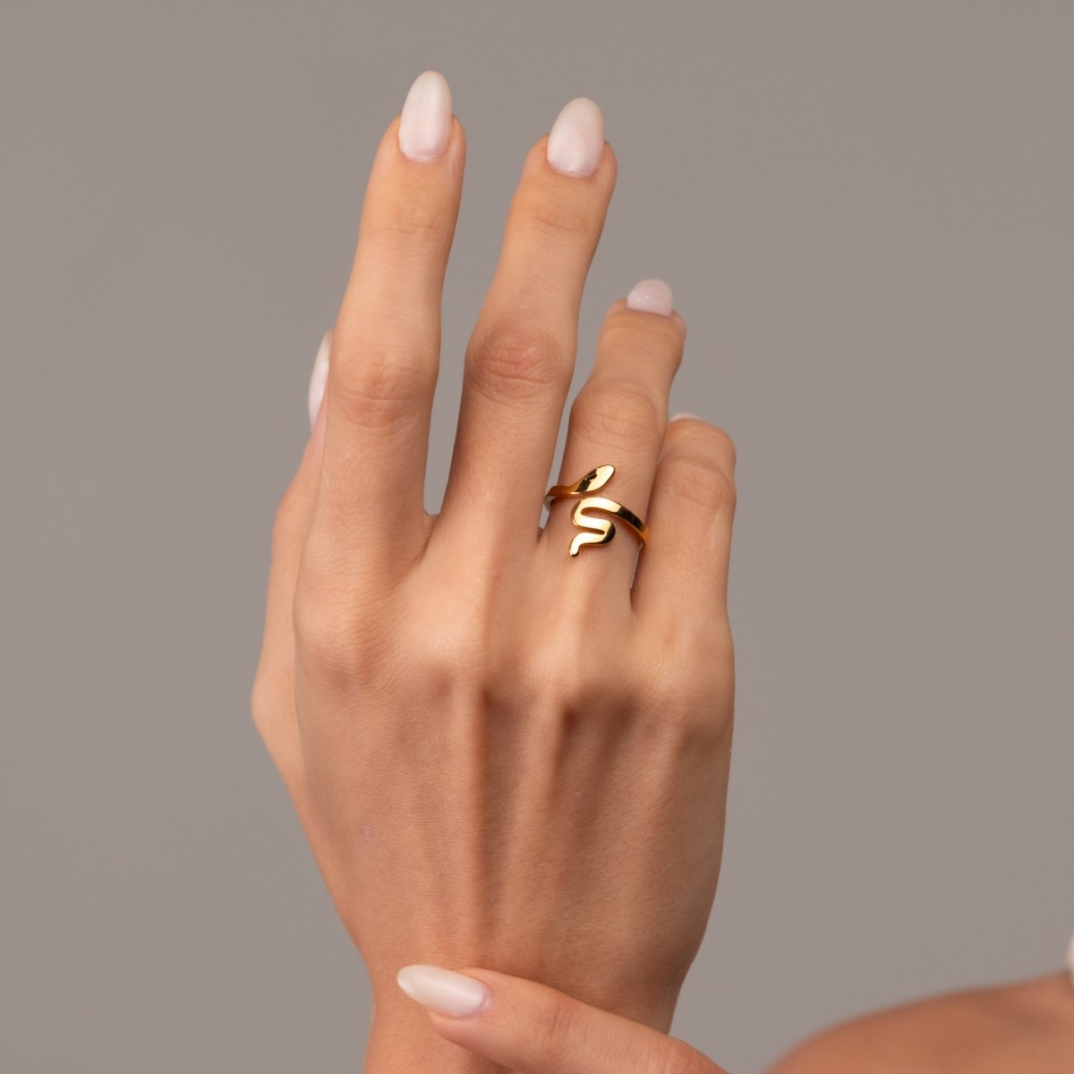 Serpent 18k Gold Plated Ring