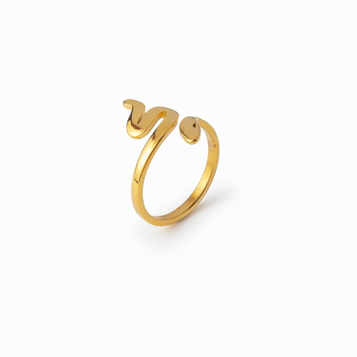 Serpent 18k Gold Plated Ring