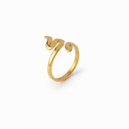 Serpent 18k Gold Plated Ring